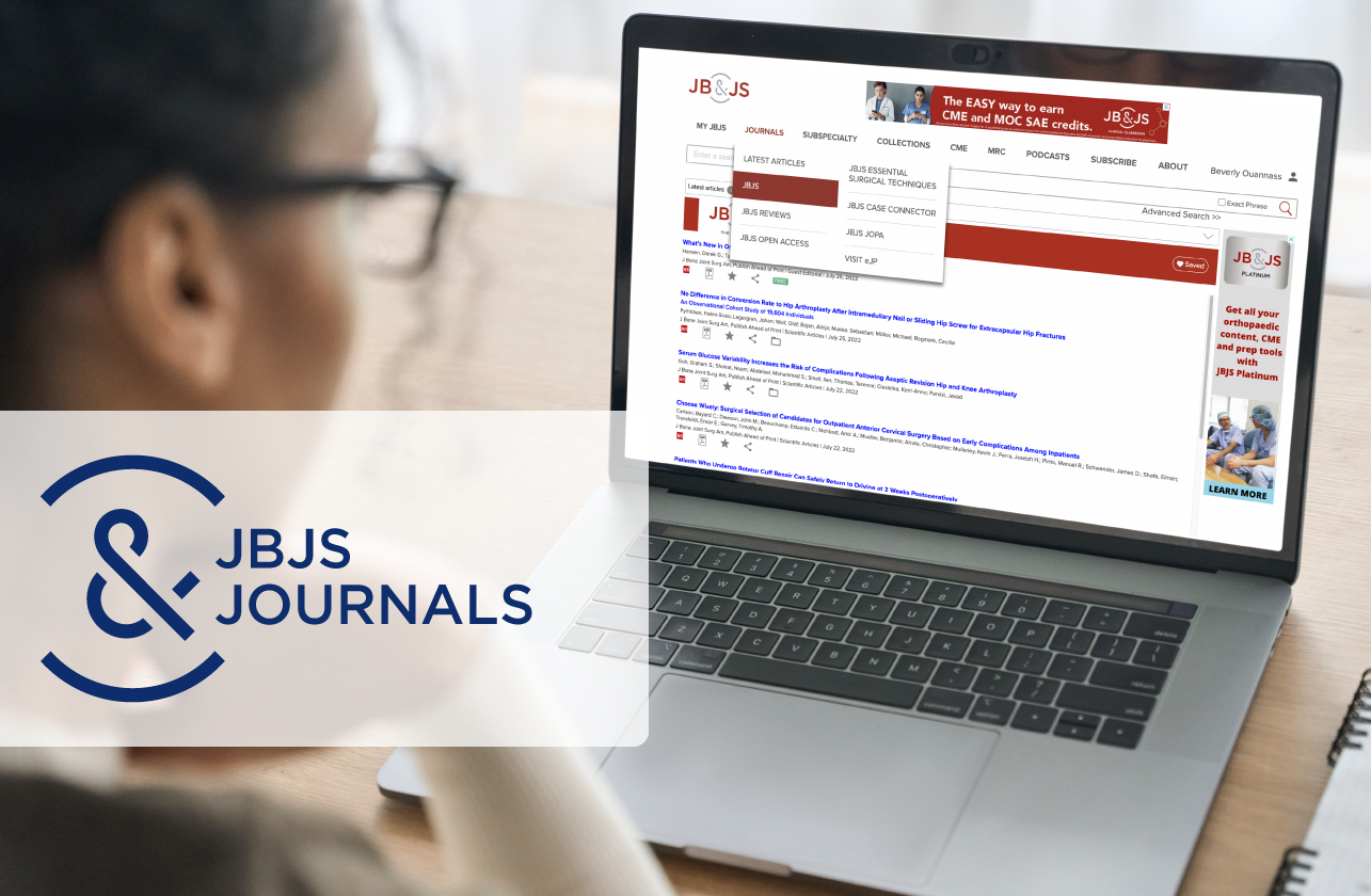 JBJS Journals - 3 Years
